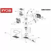 Ryobi EMS180RV Spare Parts List Type: 5133000530
